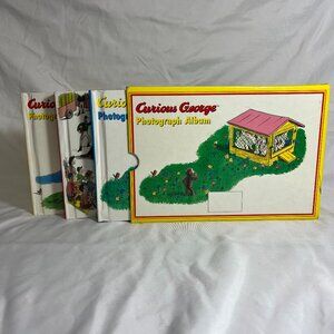 Vintage Curious George Photo Album Set - Set of 3